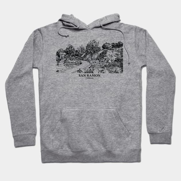 San Ramon - California Hoodie by Lakeric